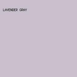C9BECC - Lavender Gray color image preview