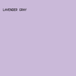 CAB9D9 - Lavender Gray color image preview