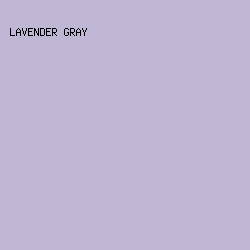 c0b7d4 - Lavender Gray color image preview