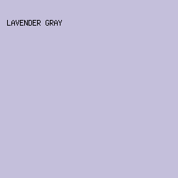 c4bfdb - Lavender Gray color image preview