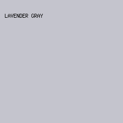 c4c4cd - Lavender Gray color image preview