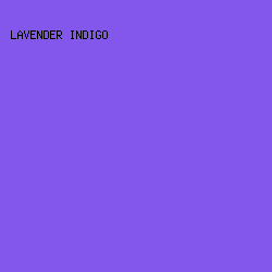 8357eb - Lavender Indigo color image preview