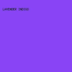8744F2 - Lavender Indigo color image preview