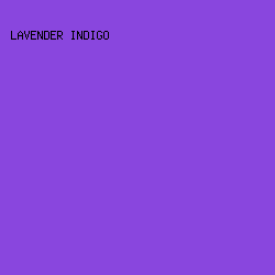 8946de - Lavender Indigo color image preview