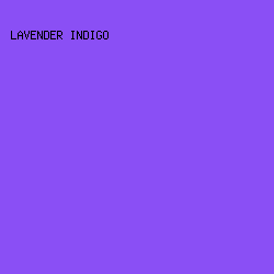 8A4FF5 - Lavender Indigo color image preview