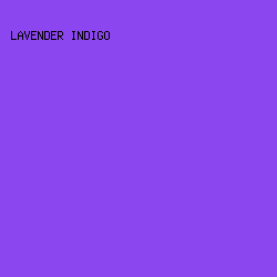 8C46F0 - Lavender Indigo color image preview