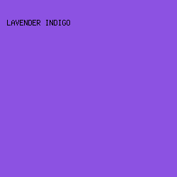 8C52E2 - Lavender Indigo color image preview