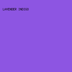 8D55E2 - Lavender Indigo color image preview