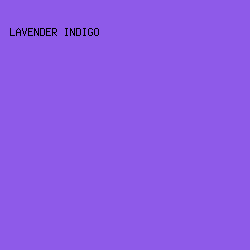 8E5AE9 - Lavender Indigo color image preview