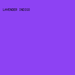 8d42f3 - Lavender Indigo color image preview