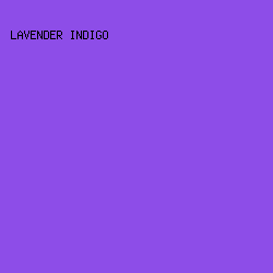 8d4de8 - Lavender Indigo color image preview
