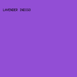 924ed5 - Lavender Indigo color image preview