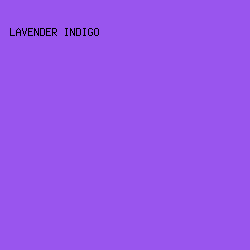 9955ee - Lavender Indigo color image preview