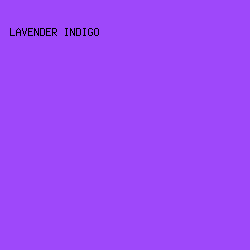 9E48FA - Lavender Indigo color image preview