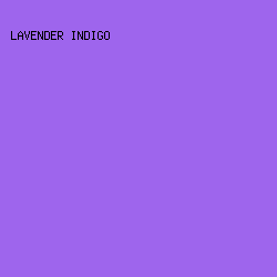 9E65ED - Lavender Indigo color image preview