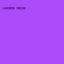AC4BF9 - Lavender Indigo color image preview