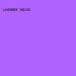 B063FF - Lavender Indigo color image preview