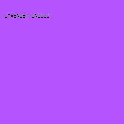 B554FF - Lavender Indigo color image preview