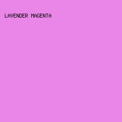 ea86e8 - Lavender Magenta color image preview