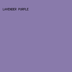 897aab - Lavender Purple color image preview
