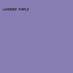 8A7DB4 - Lavender Purple color image preview