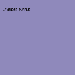 8F89BB - Lavender Purple color image preview