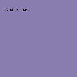 8a7bb0 - Lavender Purple color image preview