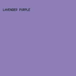 8c7eb6 - Lavender Purple color image preview