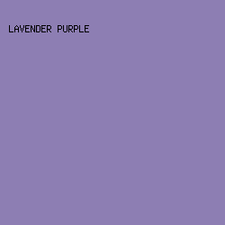 8d7eb3 - Lavender Purple color image preview