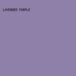 8e80a9 - Lavender Purple color image preview