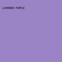 9A84C6 - Lavender Purple color image preview