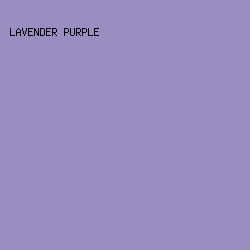 9A8DC2 - Lavender Purple color image preview