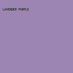 9C84B3 - Lavender Purple color image preview