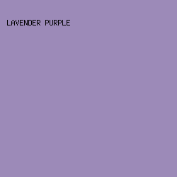 9C8AB8 - Lavender Purple color image preview