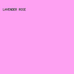 FFA1F2 - Lavender Rose color image preview
