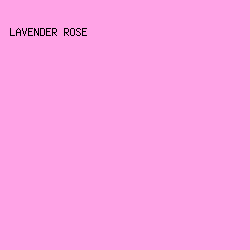 FFA3E6 - Lavender Rose color image preview
