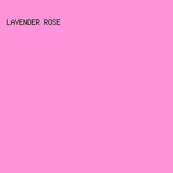 ff94db - Lavender Rose color image preview