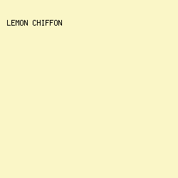 FAF6C7 - Lemon Chiffon color image preview