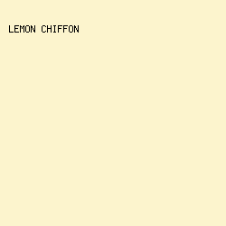 FCF4CD - Lemon Chiffon color image preview