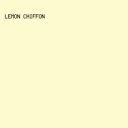 FCFACE - Lemon Chiffon color image preview