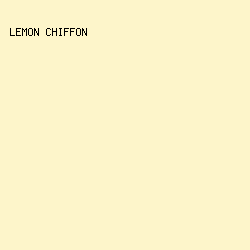FDF5CA - Lemon Chiffon color image preview