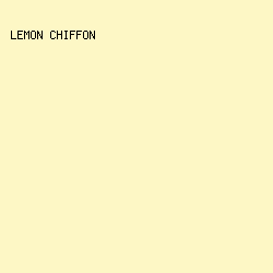 FDF7C5 - Lemon Chiffon color image preview