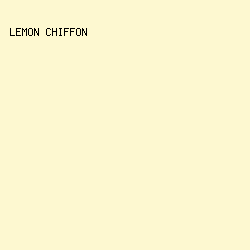 FDF8D0 - Lemon Chiffon color image preview
