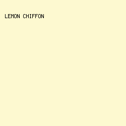FDF9D0 - Lemon Chiffon color image preview