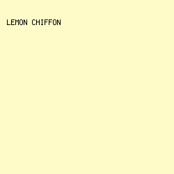 FEFBC8 - Lemon Chiffon color image preview