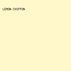 FFF8CB - Lemon Chiffon color image preview