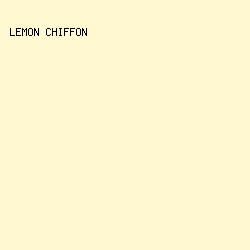 FFF8D0 - Lemon Chiffon color image preview