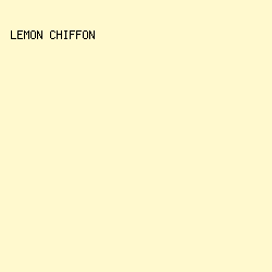 FFF9CE - Lemon Chiffon color image preview
