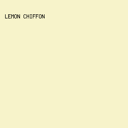 f7f3ca - Lemon Chiffon color image preview