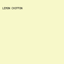 f7f8c9 - Lemon Chiffon color image preview